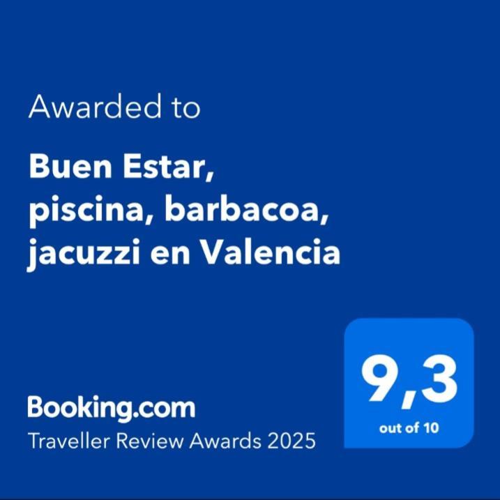 Buen Estar, Piscina, Barbacoa, Jacuzzi En Valencia Villa Turis Bagian luar foto